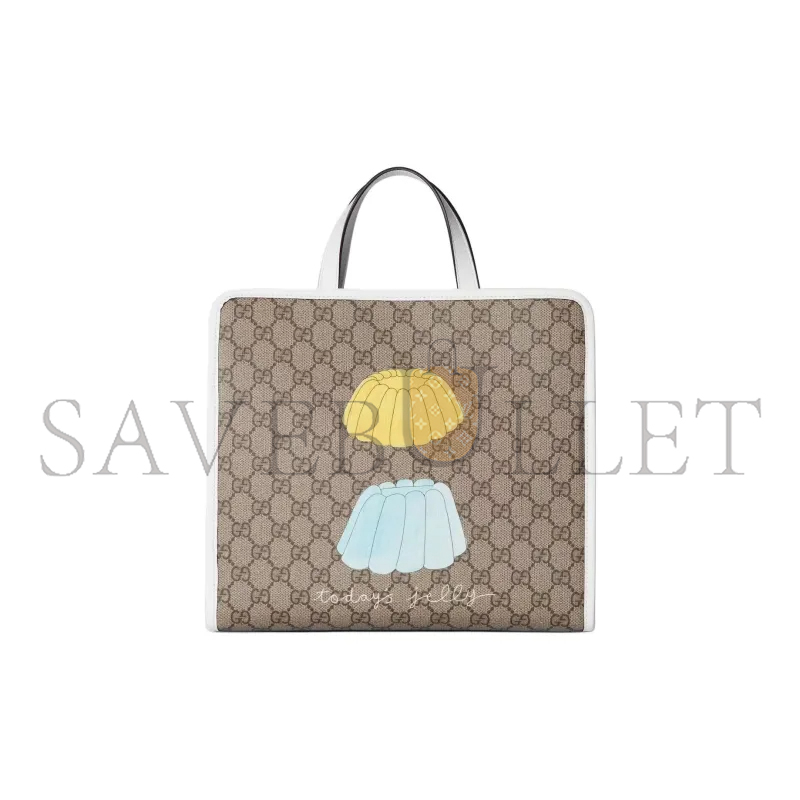 GUCCI CHILDREN'S GG TOTE BAG WITH PATCH 605614 (28.5*25*11cm)